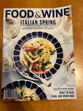 Food & Wine Magazine - Italian Spring Cover (Blue & White)